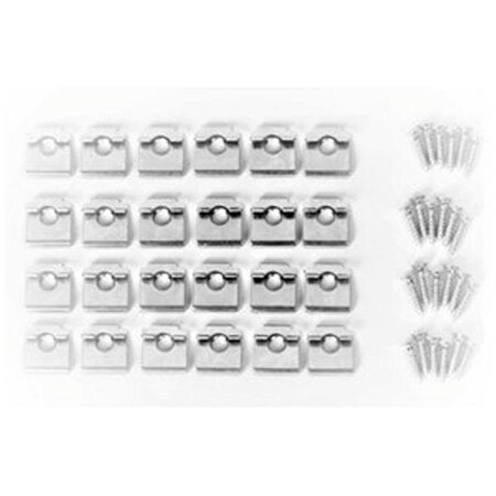 Standalone Closet Culture Shelf Hardware Kit, Champagne Nickel ST3847533